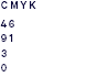 CMYK 46 91 3 0